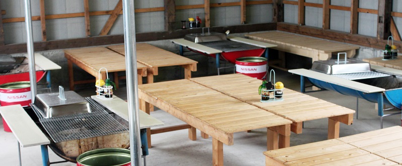 かき小屋酒田港